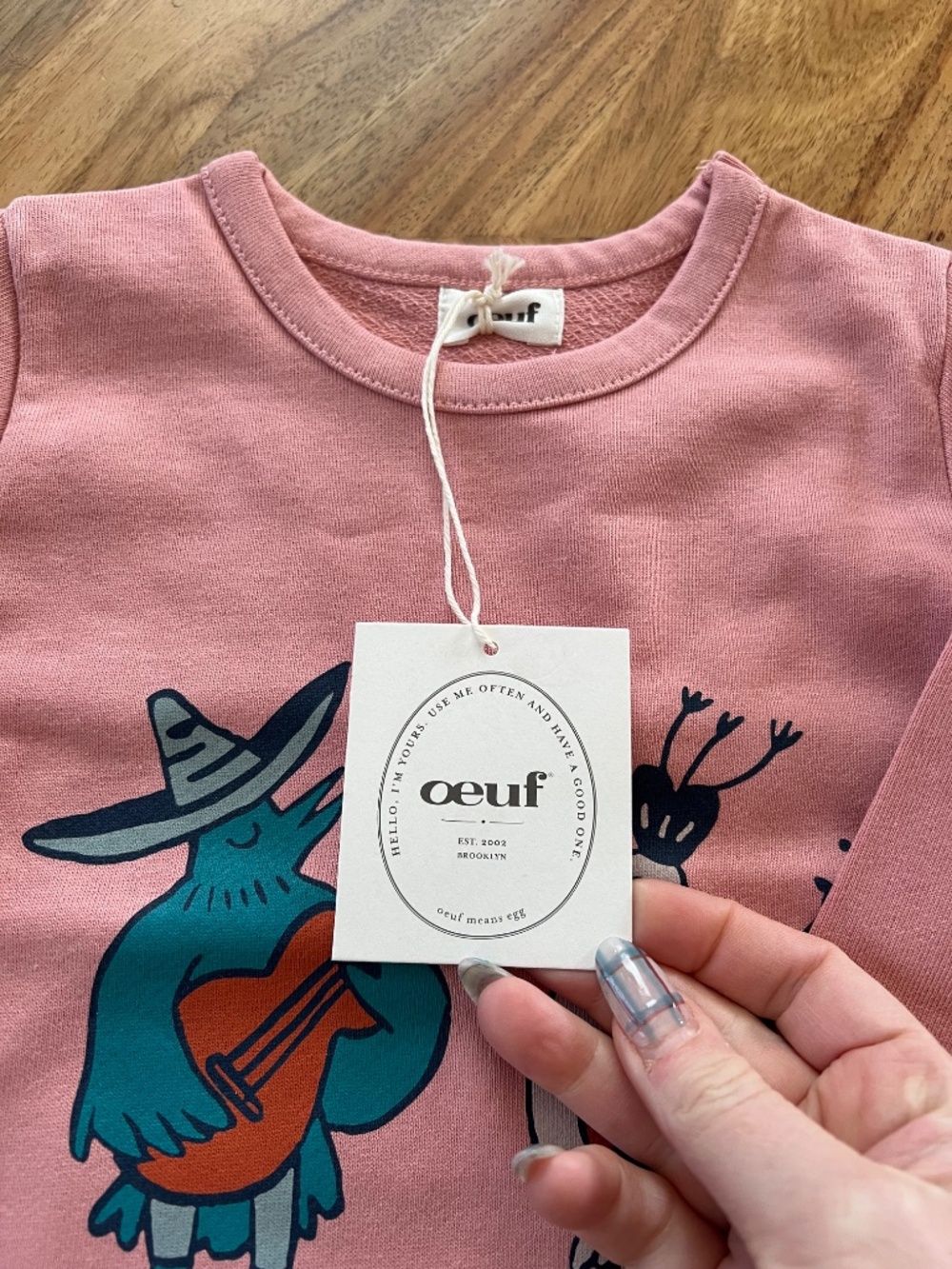 Oeuf Bird Raglan - Picture 3 of 3